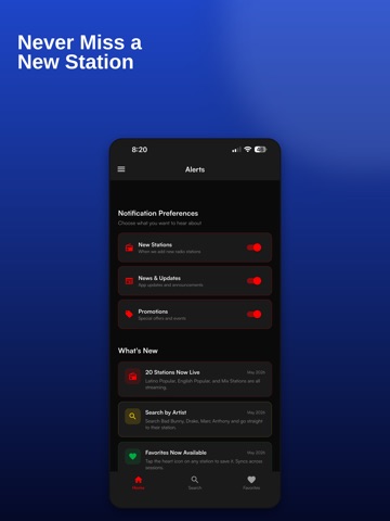 Spanglish Radio: Latin+English iPad screenshot