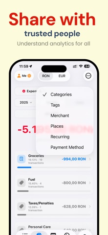 PayShare: Payments Tracker screenshot