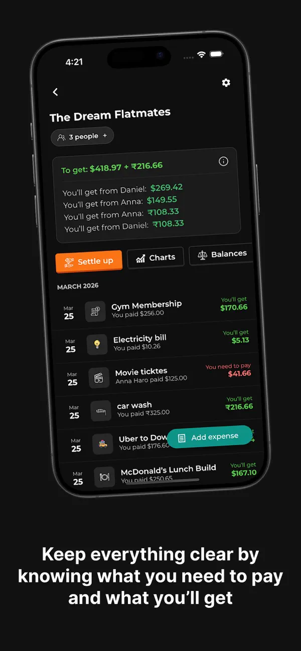 #5. SplitPlease: Split Bills (iOS) Podle: Identiq Infotech