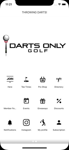 Darts Only Golf screenshot
