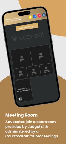 Vconsol-Tribunals screenshot
