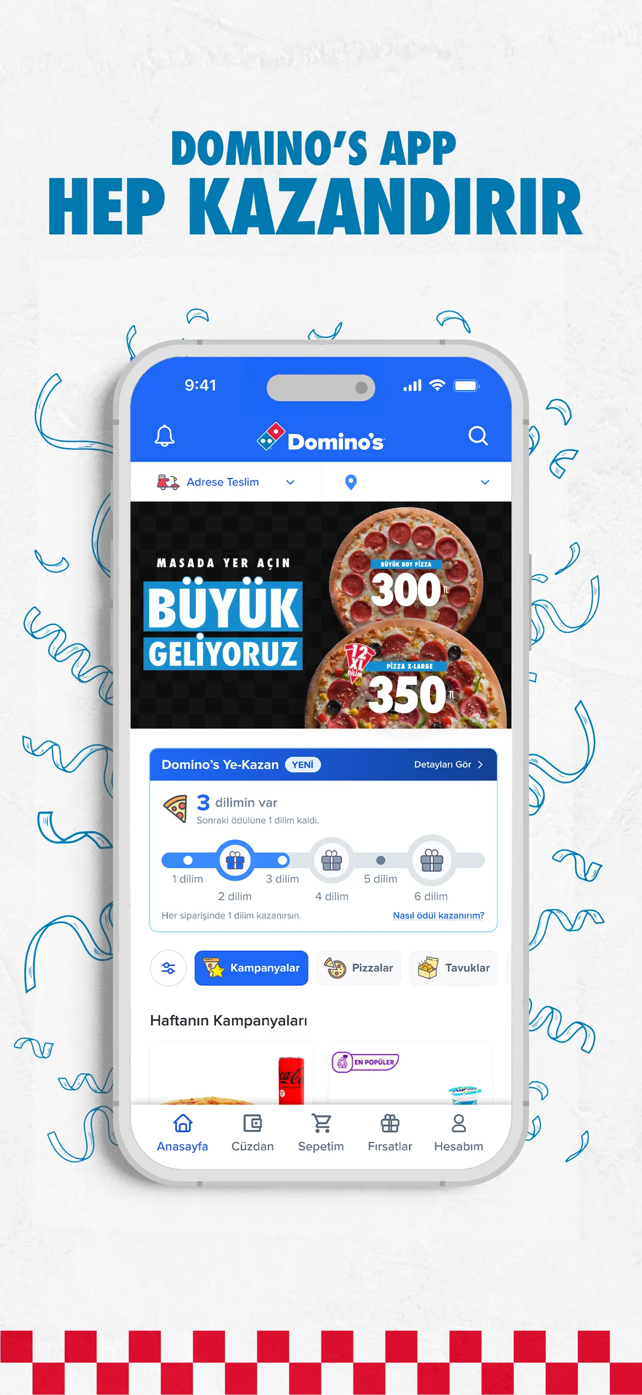 Domino's Pizza Türkiye 스크린샷 1