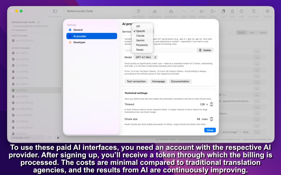 #4. BetterLocale Code (macOS) De: Christian Drapatz