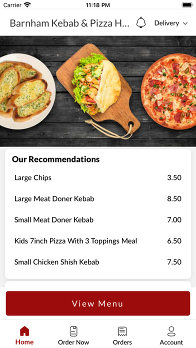 Barnham Kebab & Pizza House Screenshot