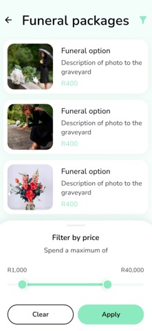 Sendoff iPhone screenshot