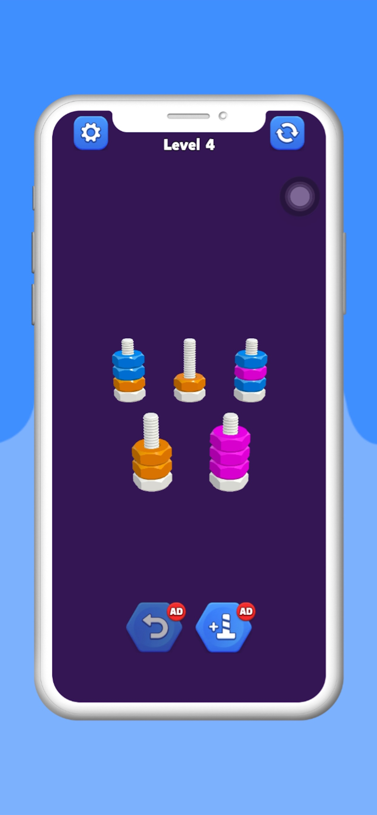 Nut & Boltz: Color Sort 3D screenshot 8