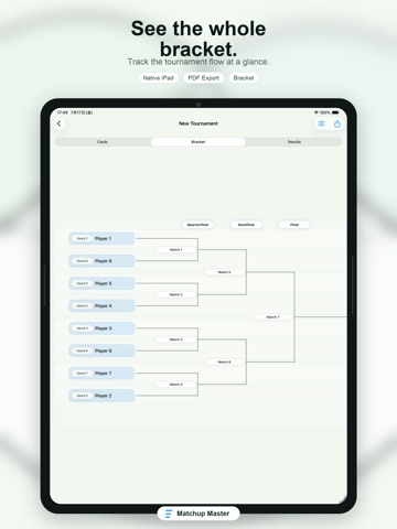 Matchup Master: Bracket Maker iPad screenshot
