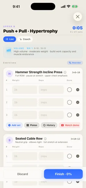 GoBlu: Adaptive AI Fitness screenshot 4