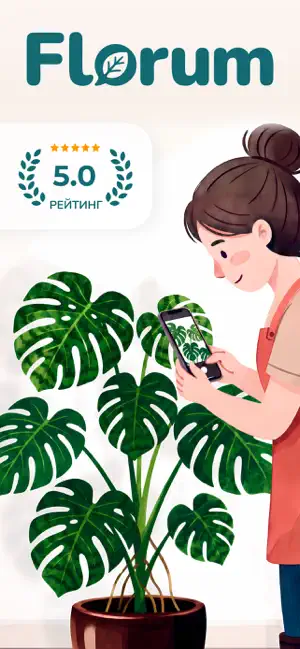 Florum: Растения iPhone screenshot 1