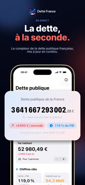 Dette France - en temps réel screenshot 3
