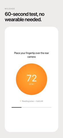 Mileage: Body Age Test iPhone screenshot
