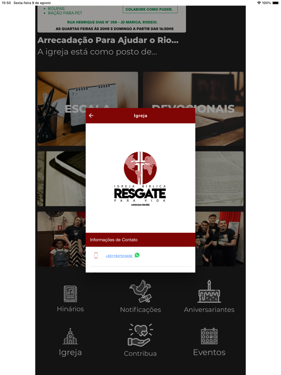Screenshot #6 pour Igreja Resgate para Vida