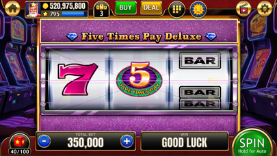 Screenshot #3 pour 777 Classic Slots Galaxy