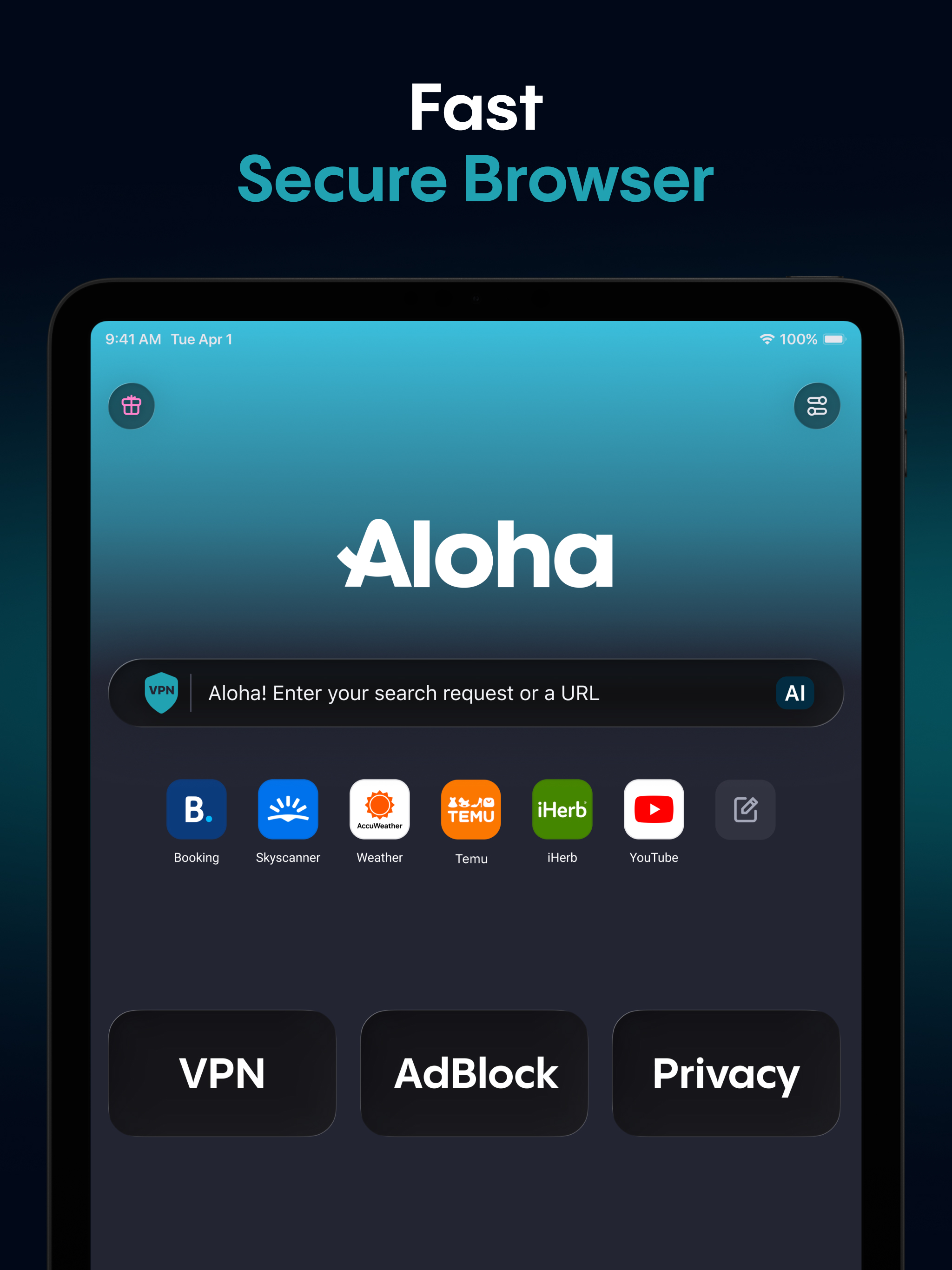 Aloha Browser – Private VPN