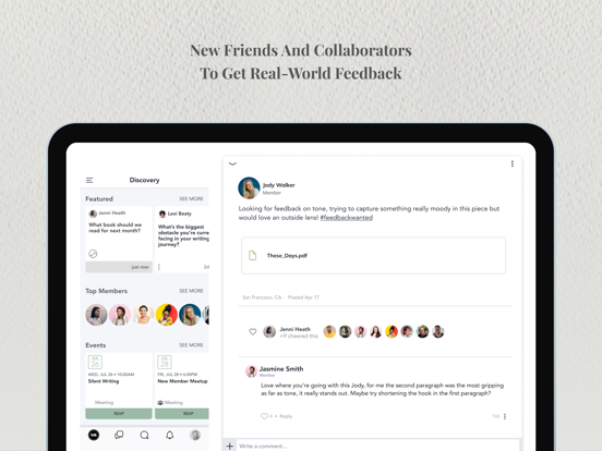 Writing Room iPad screenshot 5 - Productivity app