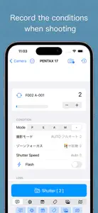 Shutter Log. screenshot #2 for iPhone