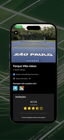 Tenniszone iPhone screenshot