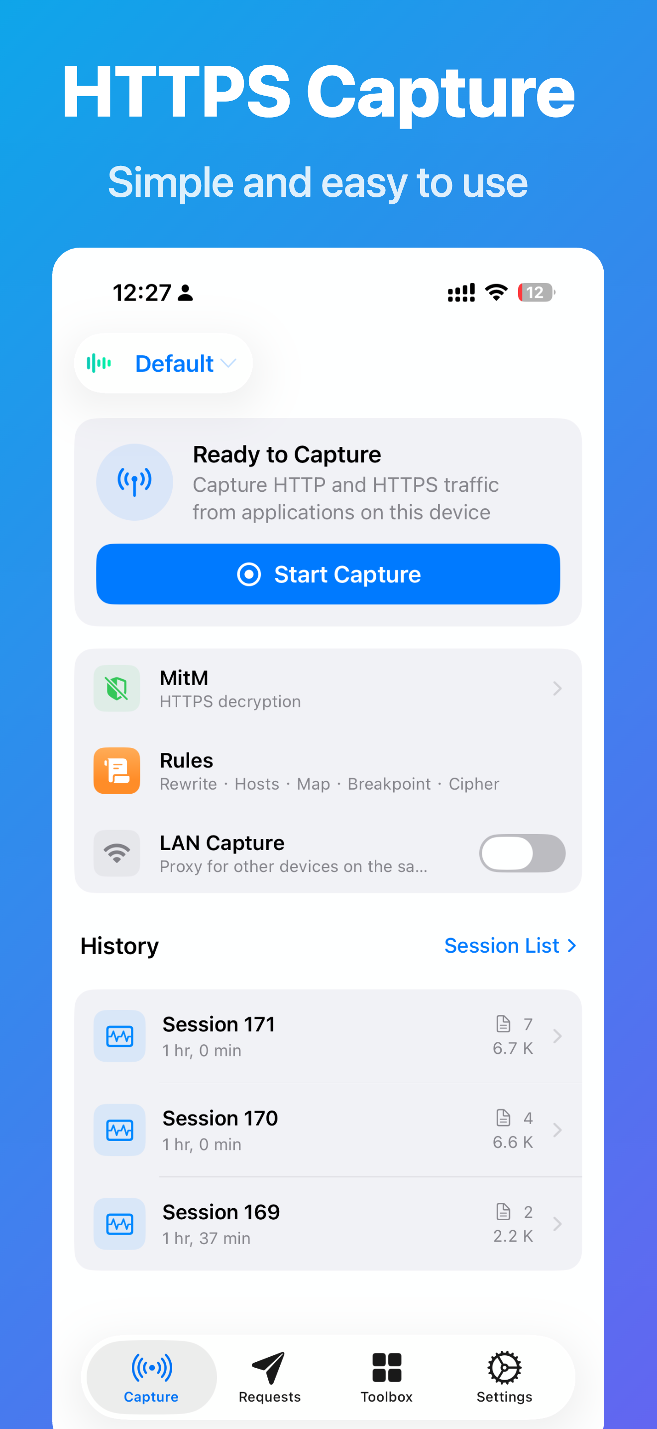 HTTPS Capture Traffic Decrypt screenshot 2