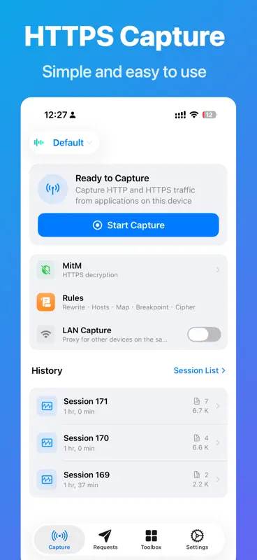 HTTPS Capture Traffic Decrypt screenshot 2 of 8