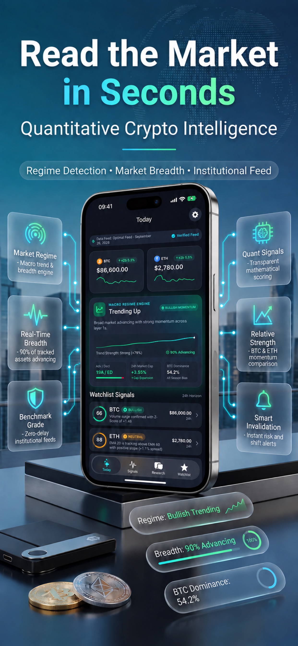 Screenshot 1 of CoinVector: Crypto Analytics