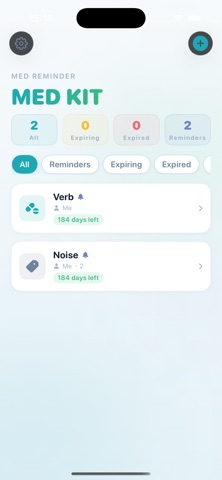 MedExpiry - Drug Tracker iPhone screenshot