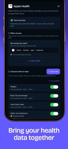 Peptimize: GLP-1 Tracker Screenshot 6 of 9