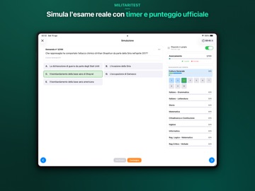 MilitariTest - Simulatore quiz iPad screenshot 4
