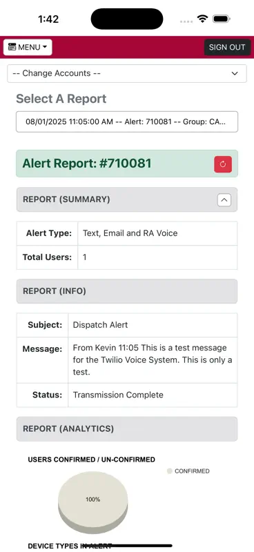ReadyAlert Mobile screenshot 5 of 5