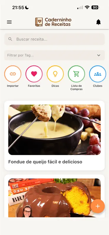 Caderninho de Receitas screenshot 1 of 6