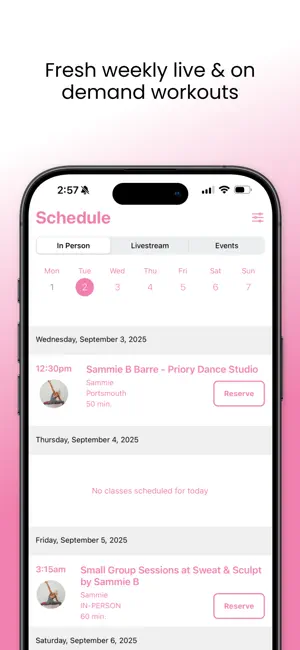 Sammie B Fitness screenshot 2