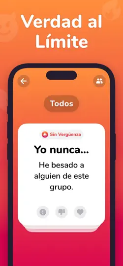 Captura de pantalla de Yo Nunca - Juego De Fiesta en iPhone 2
