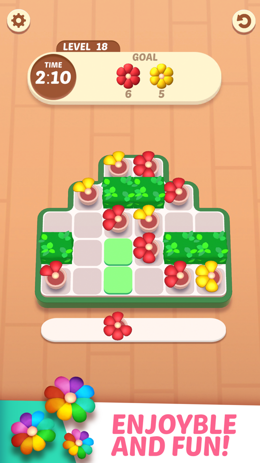 #1. Flower Stack (iOS) 由: Furious Avocado D.O.O.