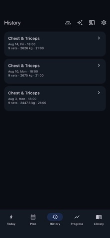 Fortera: Strength Tracker Screenshot 4 of 6