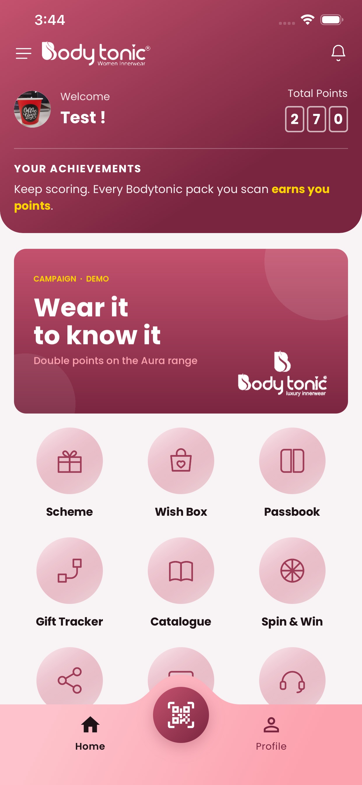 Screenshot 1 of Bodytonic Rewards