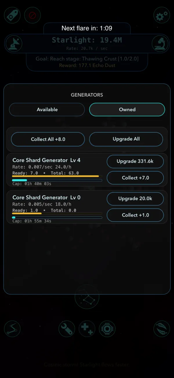 #1. Echo Planet - Incremental Game (iOS) By: Mustafa Mohammed
