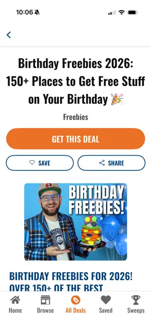 The Freebie Guy iPhone screenshot 6