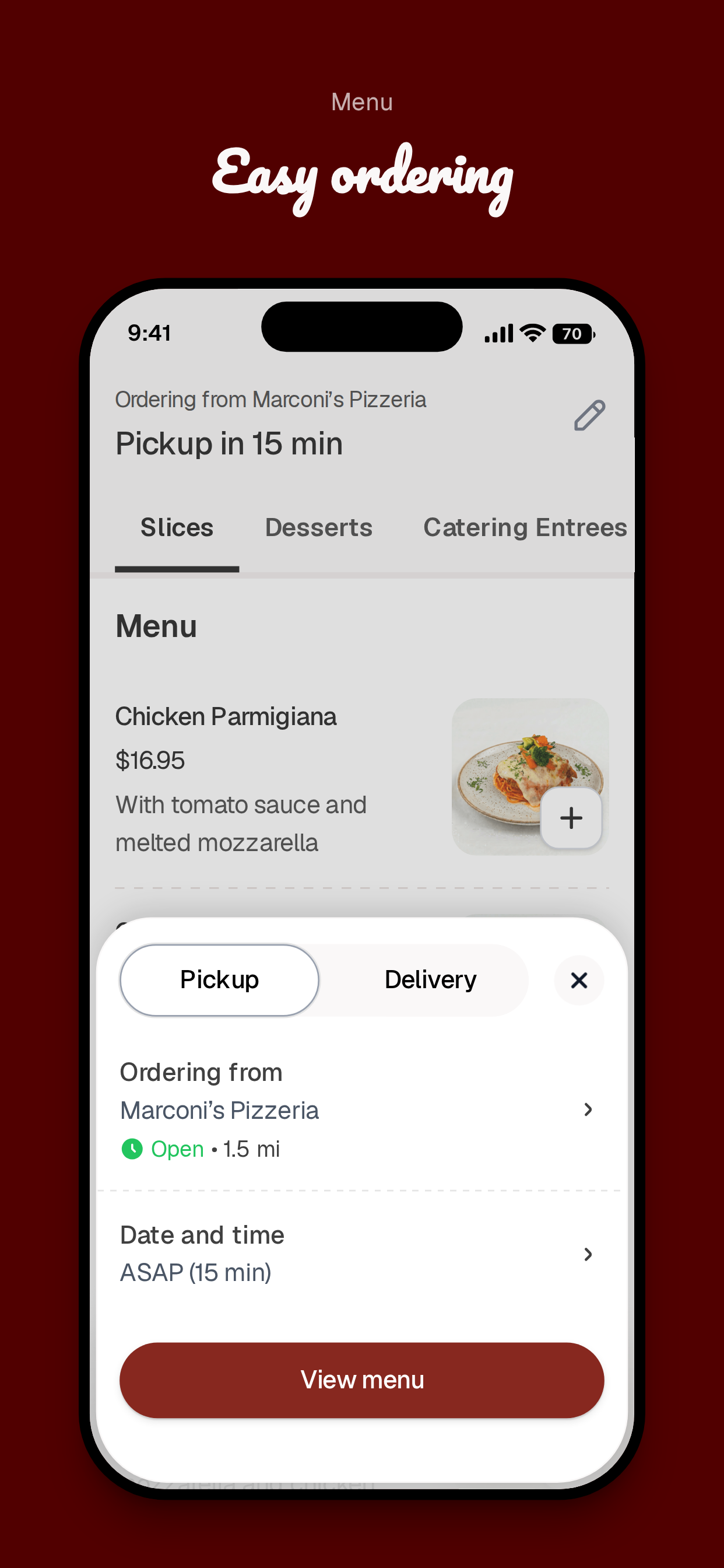 Marconi’s Pizzeria&Restaurant screenshot 3
