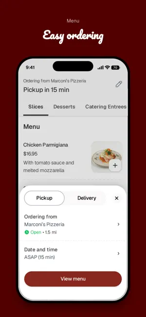 Marconi’s Pizzeria&Restaurant screenshot 3