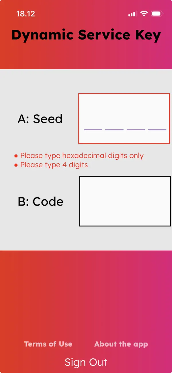 Screenshot #1 pour Metso Dynamic Service Key