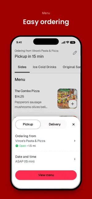 Vince's Pasta & Pizza screenshot 3
