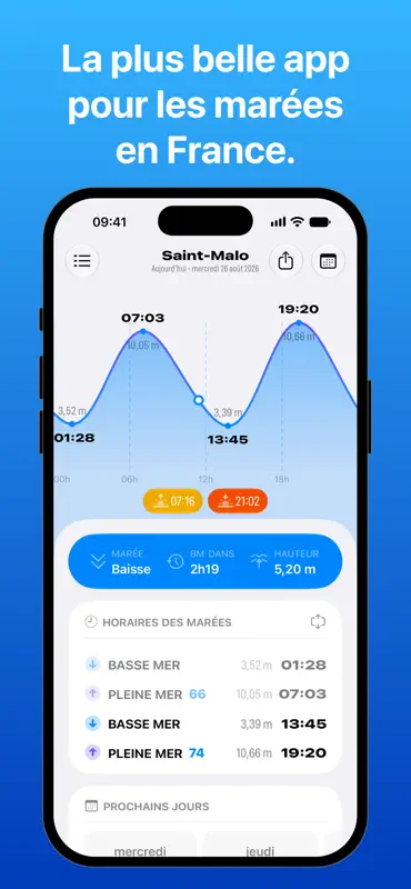 Marées France: Horaires, Infos screenshot 1 of 6