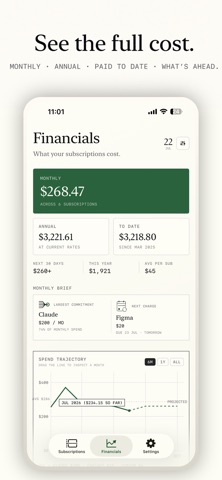 Duefolio: Subscription Tracker Screenshot 3 of 8