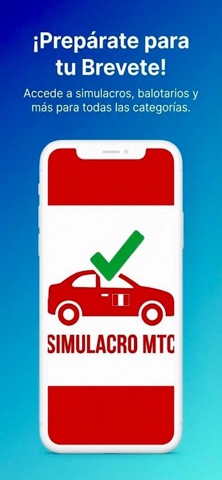 Simulacro MTC Peru Screenshot 1 of 6