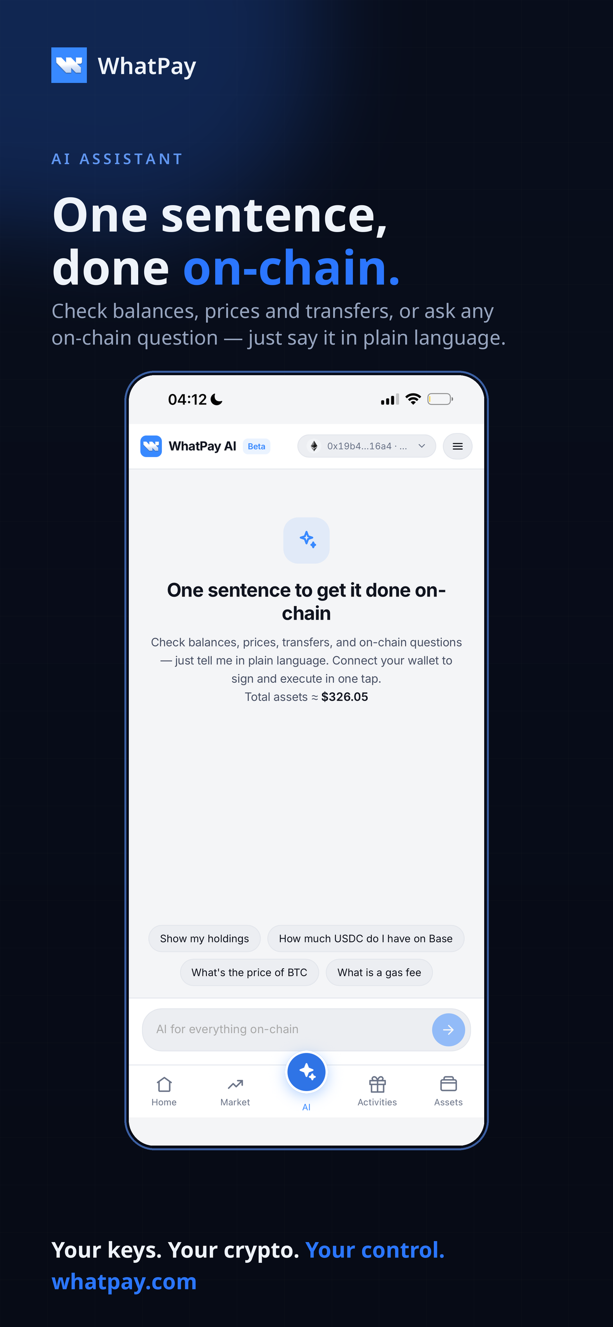 WhatPay - MPC Web3 Wallet screenshot 3