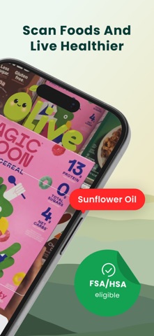 Olive: Food & Cosmetic Scanner app screen 2