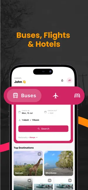 BuuPass: Bus, Flight & Hotel screenshot 1
