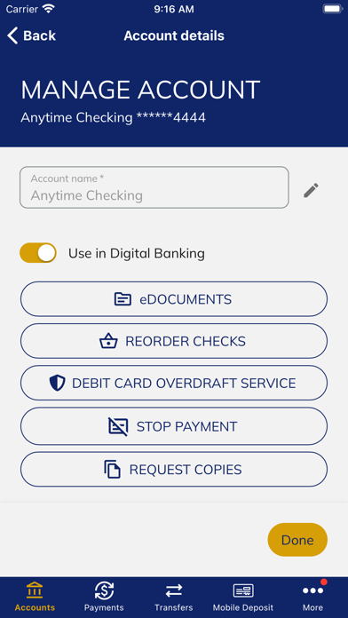 Nevada State Bank Screenshot