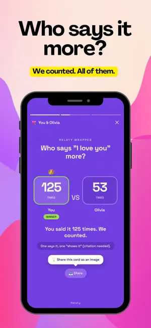 Relaty: Chat Wrapped screenshot 2