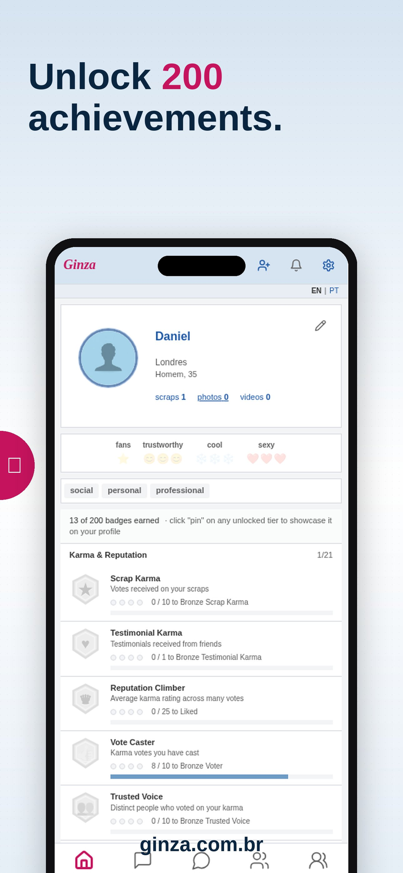 Ginza: Rede Social do Orkut screenshot 6