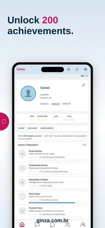 Ginza: Rede Social do Orkut screenshot 6 of 6